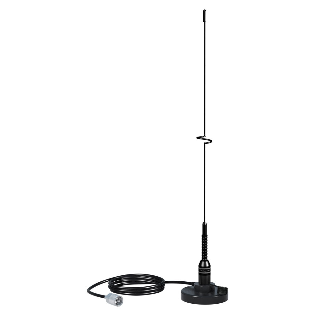 Shakespeare VHF 19" 5218 Black SS Whip Antenna - Magnetic Mount [5218]