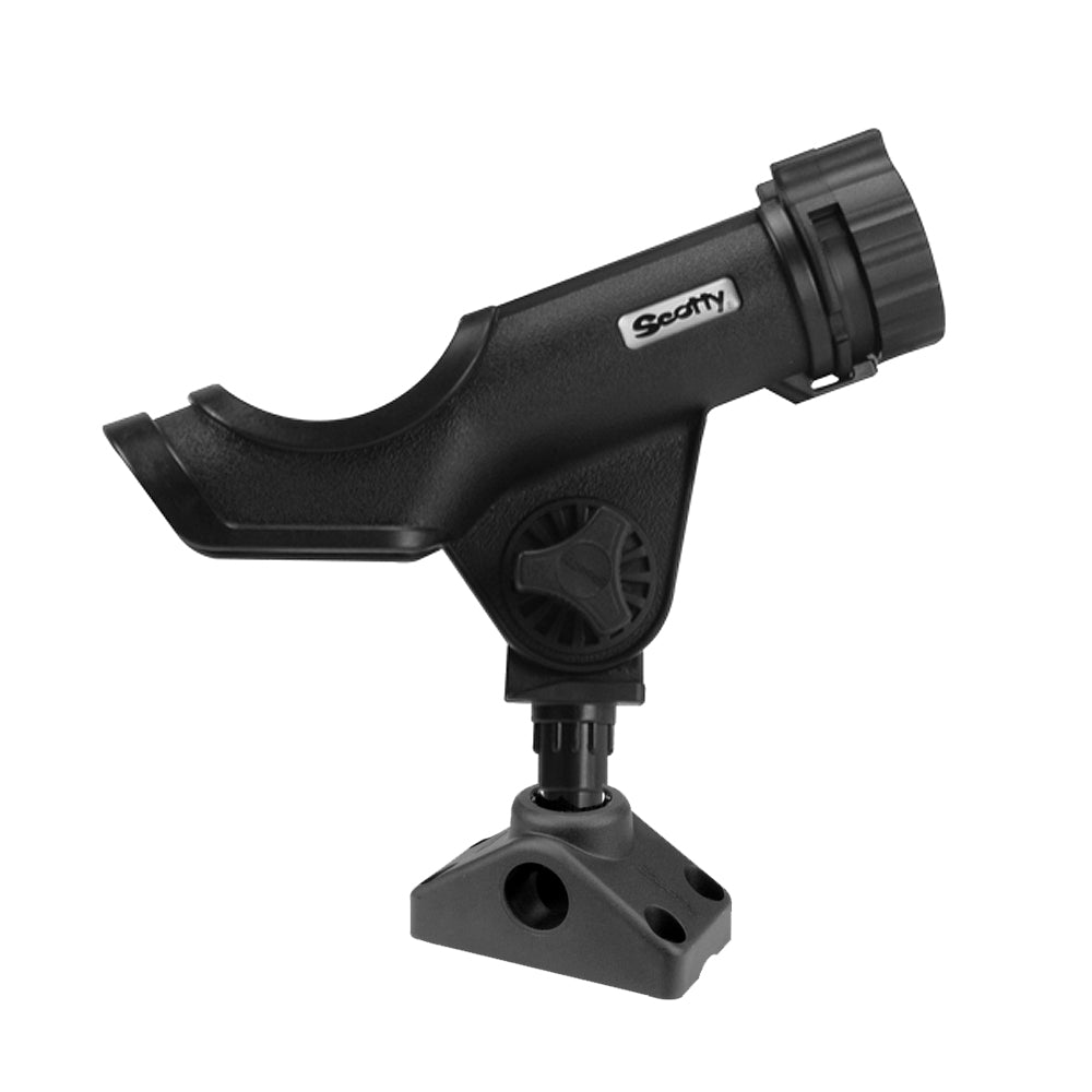 Scotty Powerlock Rod Holder Black w/241 Side/Deck Mount [230-BK]