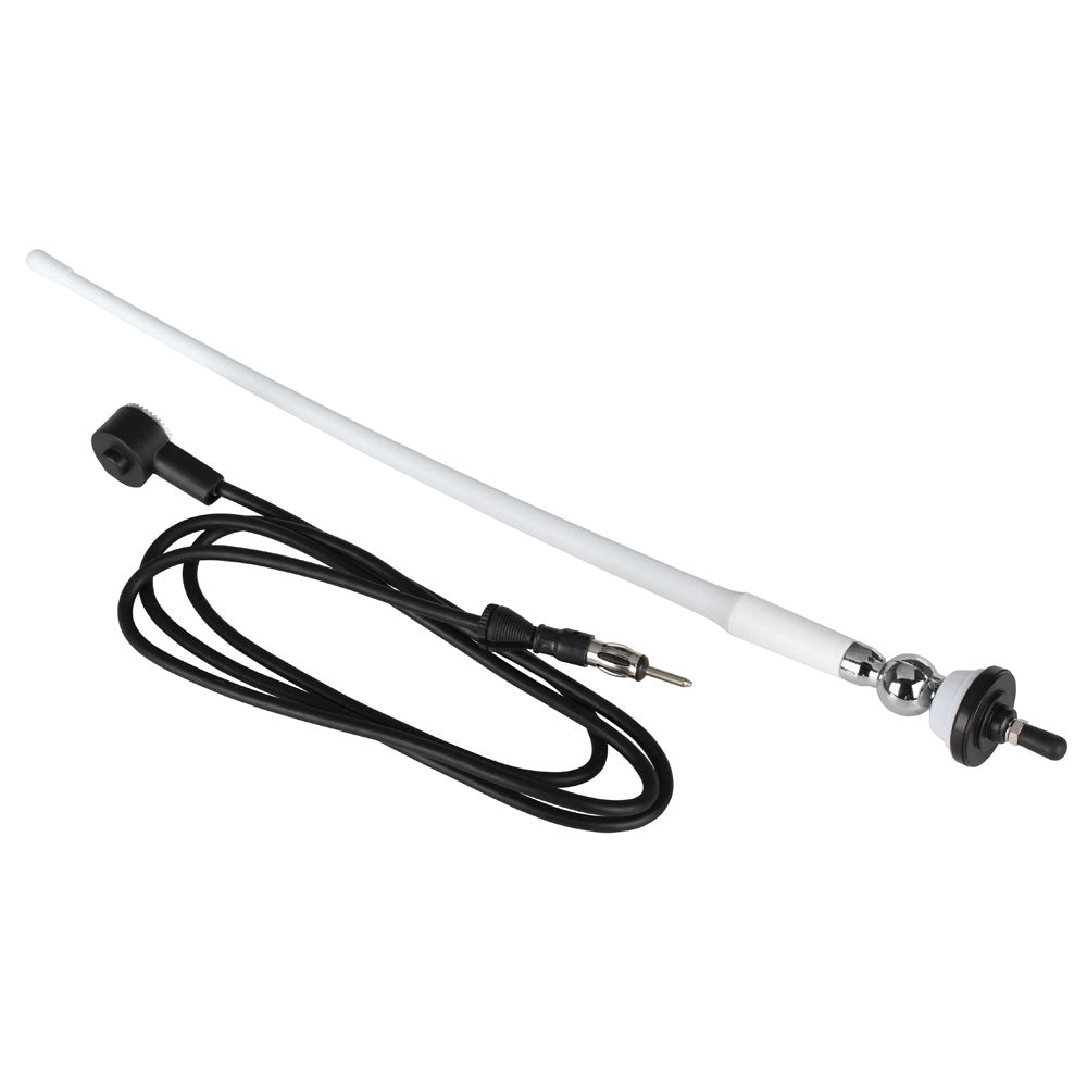 Boss Audio MRANT12W AM/FM Rubber Antenna - White [MRANT12W]