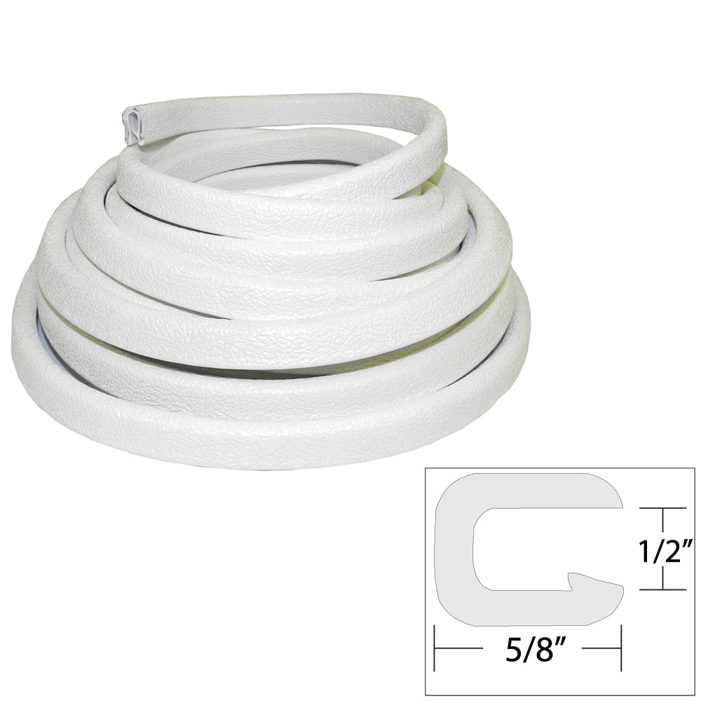 TACO Flexible Vinyl Trim - 1/2" Opening x "W x 25'L - White [V30-1316W25-1]