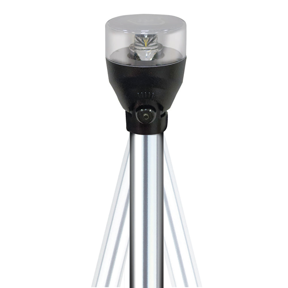 Attwood LED Articulating All Around Light - 36" Pole [5530-36A7]