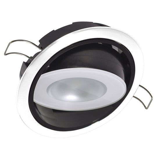 Lumitec Mirage Positionable Down Light - Warm White Dimming - Hi CRI - White Bezel [115129]