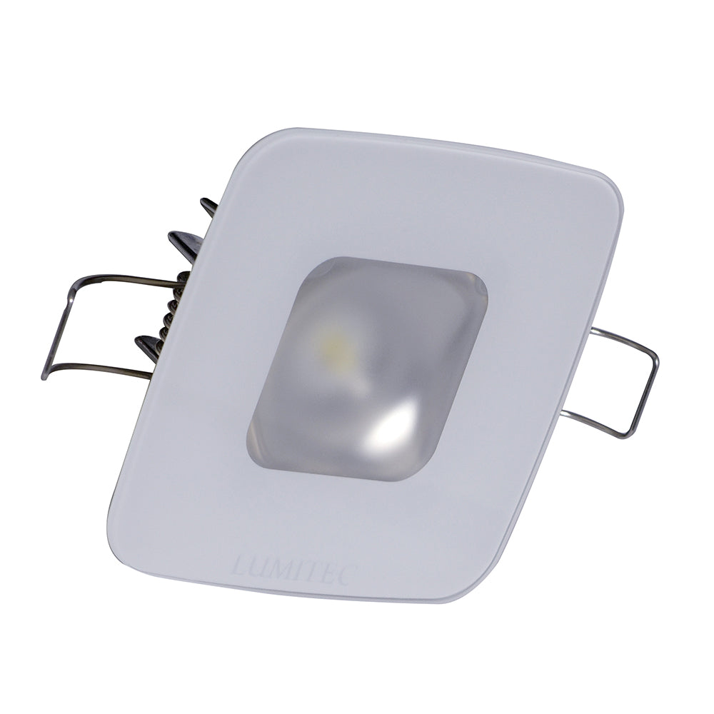 Lumitec Square Mirage Down Light - Spectrum RGBW Dimming - Glass Housing - No Bezel [116197]