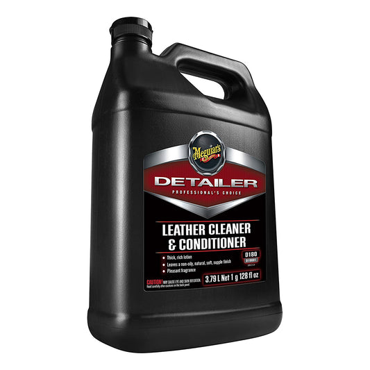 Meguiars Detailer Leather Cleaner  Conditioner - 1-Gallon [D18001]