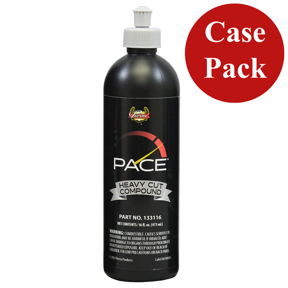 Presta PACE Heavy Cut Compound - 16oz - *Case of 6* [133116CASE]