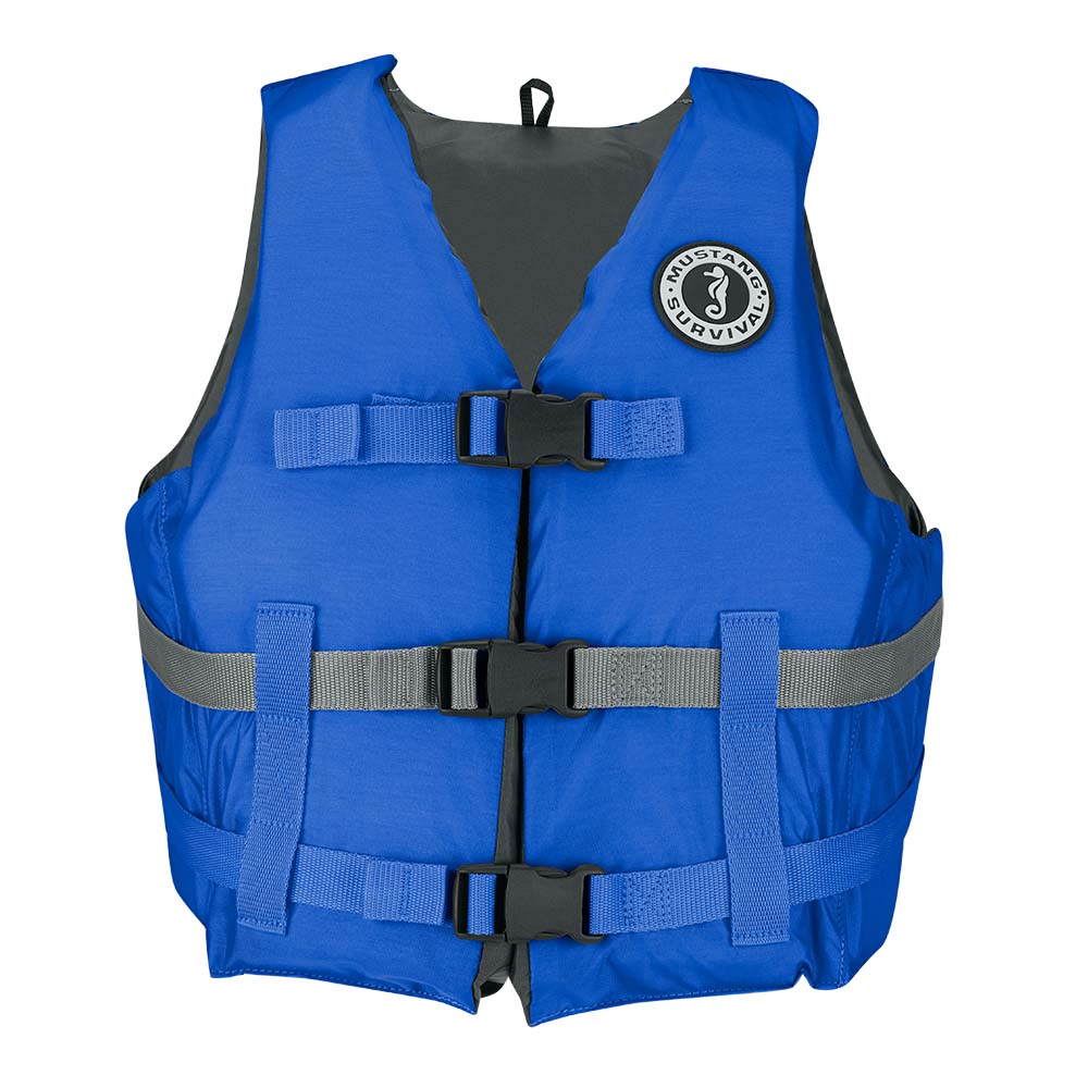 Mustang Livery Foam Vest - Blue - XL/XXL [MV701DMS-131-XL/XXL-216]