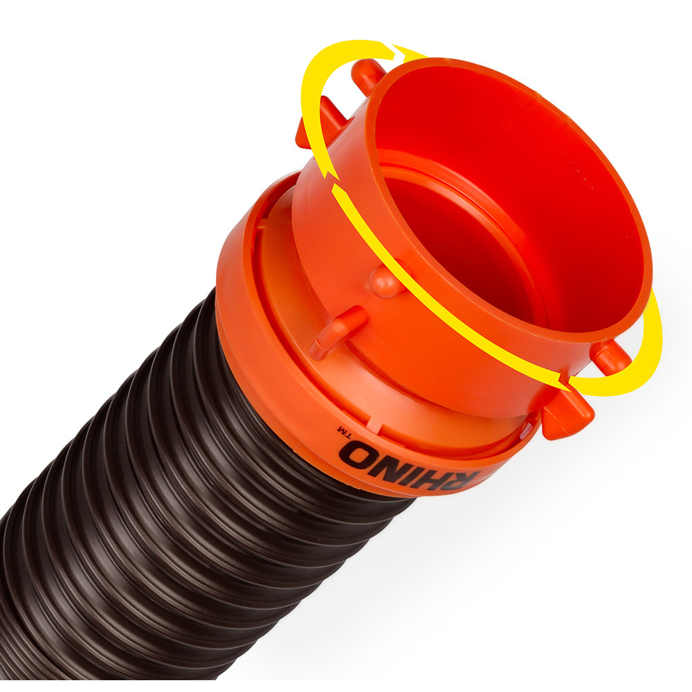 Camco RhinoFLEX 10 Sewer Hose Extension w/Swivel Bayonet  Lug [39764]