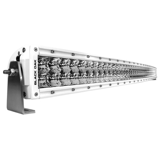 Black Oak Pro Series 3.0 Curved Double Row 50" LED Light Bar - Combo Optics - White Housing [50CCM-D5OS]