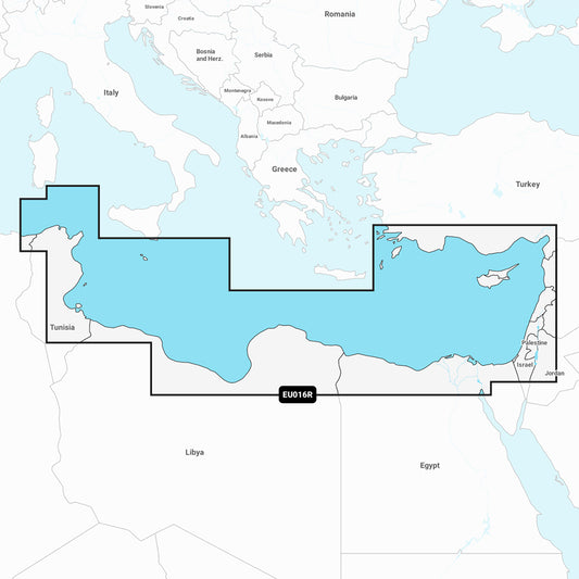 Garmin Navionics+ NSEU016R - Mediterranean Sea, Southeast - Marine Chart [010-C1241-20]