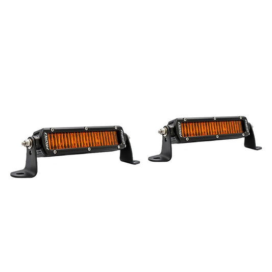 RIGID Industries SR Series SAE 6" w/Amber Pro Lens - Pair [906705]